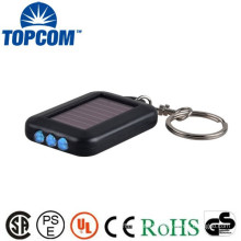 3 LED Solar Key Chain Promotion Gift UV Light Keychain